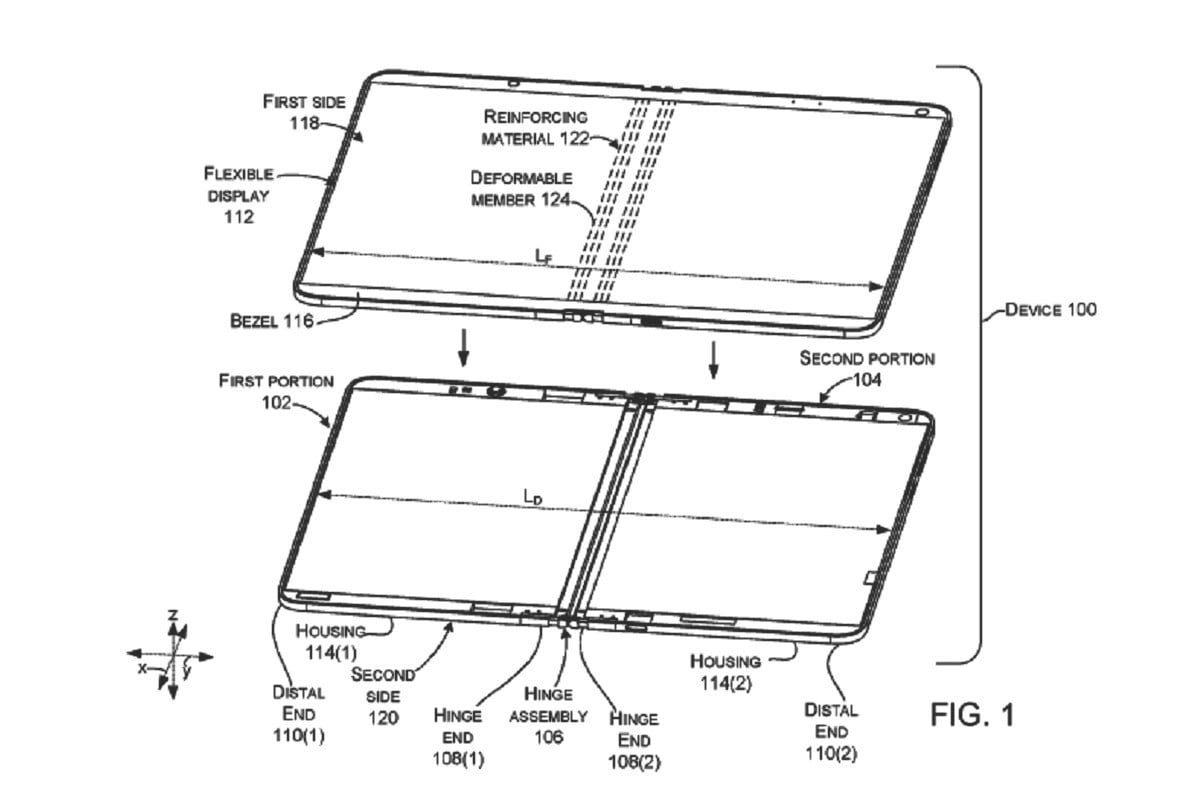 microsoft liquid filled hinge for foldable devices 1