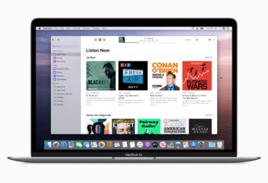 Apple macos catalina apple podcasts screen 100719