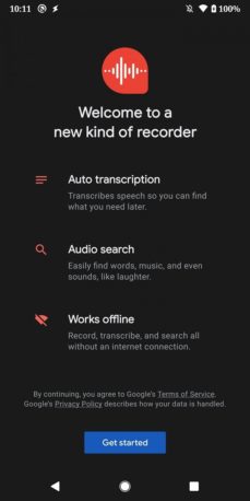 Google Recorder App Update 2 1