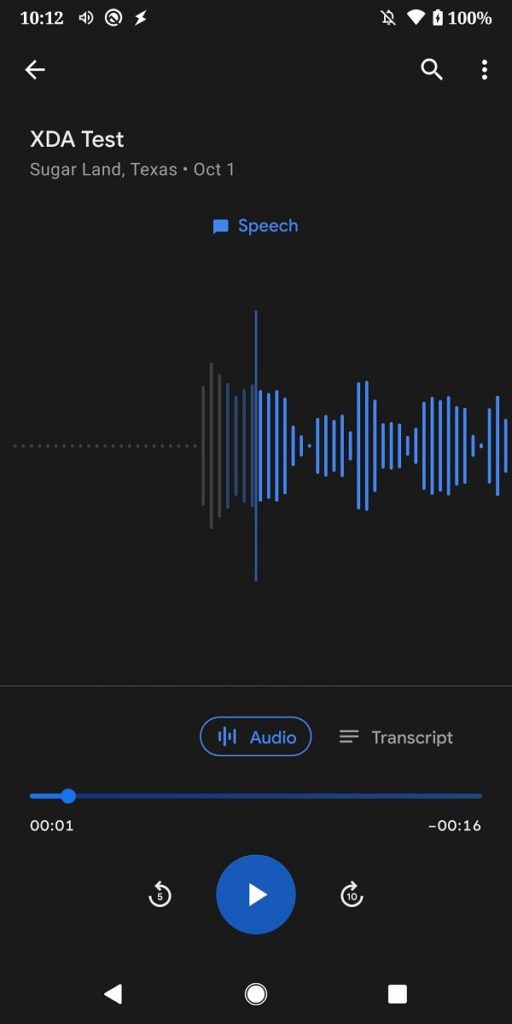 Le Pixel 4 pourrait retranscrire automatiquement vos mémos vocaux 47 Google Recorder App Update 5 1