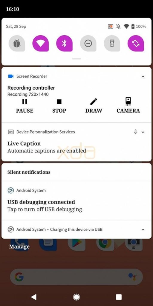 Le Pixel 4 mettra en exergue la fonction Live Caption de Android 10 55 w Android 10 Live Captions 09