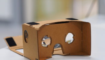 Assembled Google Cardboard VR mount 1