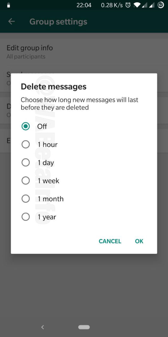 DeleteMessage Android
