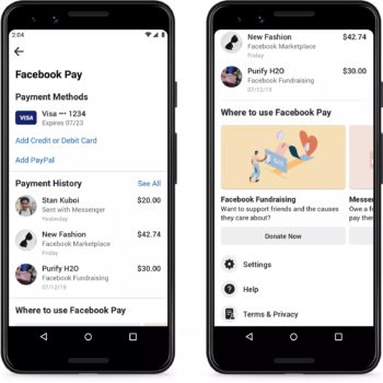 FB Pay Transaction History