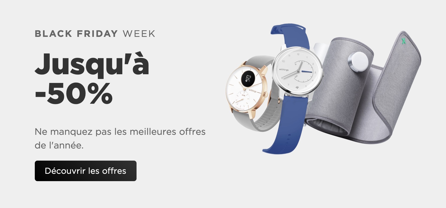 black friday 2019 belles reductions withings