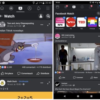 mode sombre facebook a ete repere sur android