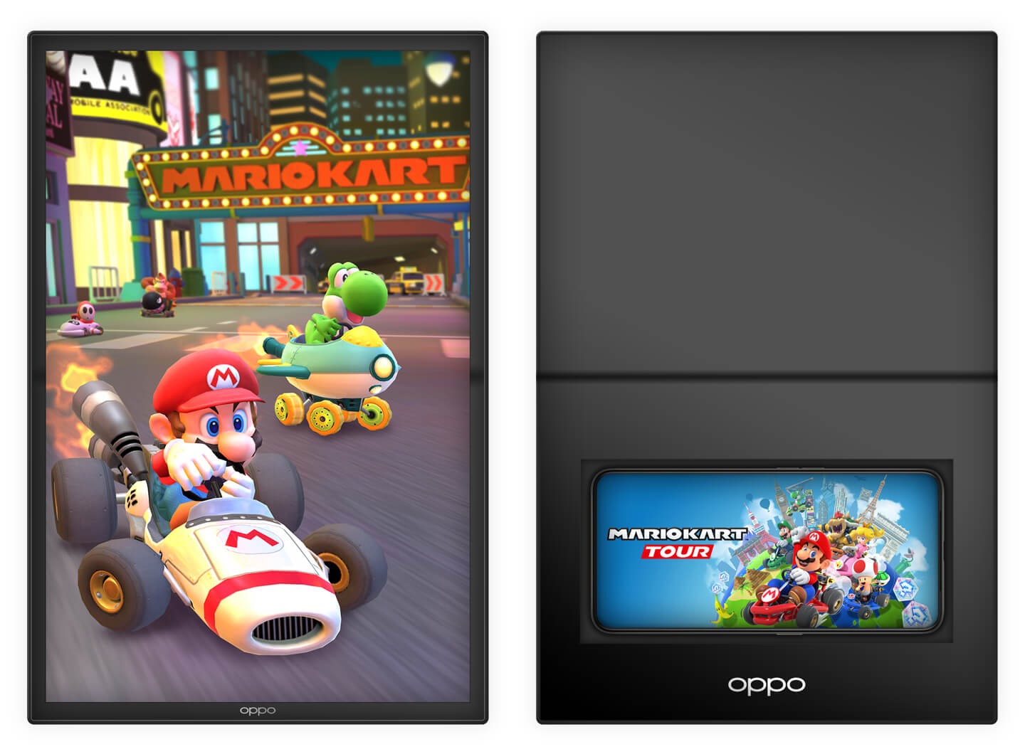 La tablette pliable de OPPO incruste un smartphone à l'arrière comme le ASUS PadFone 49 opvouwbare tablet voor gaming