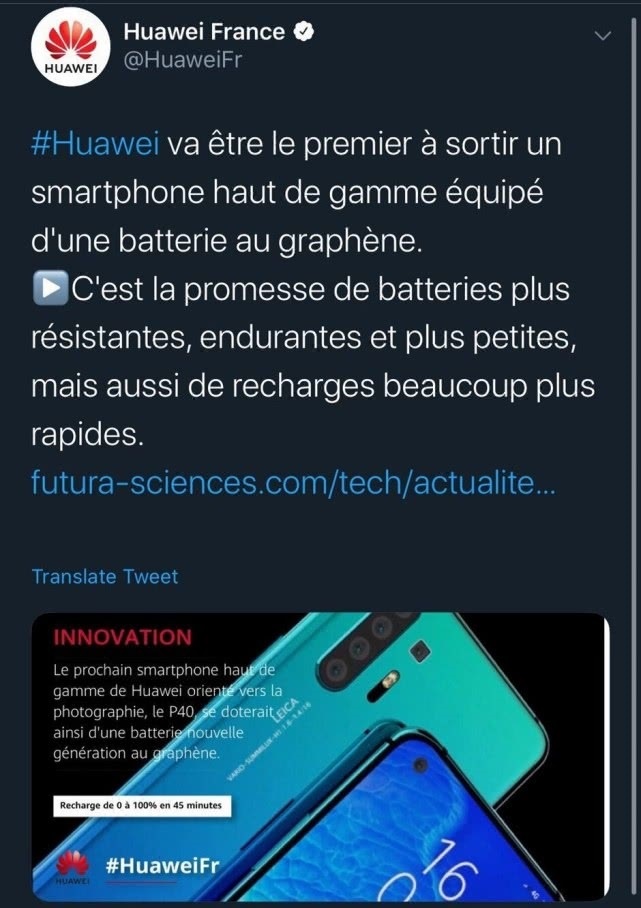 Malheureusement, le Huawei P40 ne devrait pas avoir une batterie au graphène 50 20191224125628 1933