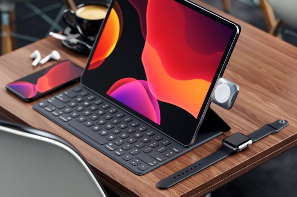 Le dock de charge Satechi pour Apple Watch se branche à un MacBook ou un iPad Pro 46 SATECHI WIRELESS Charger Watch N