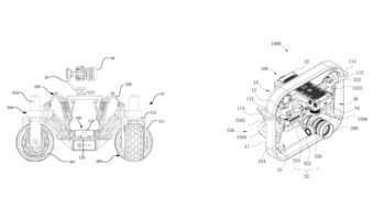 dji camera car new gimbal patent