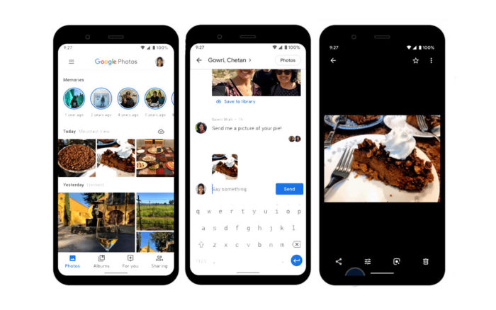 La fonction de messagerie Google Photos facilite le partage d’images