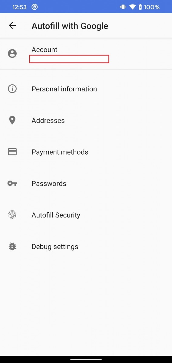 Google Autofill Biometrics 1