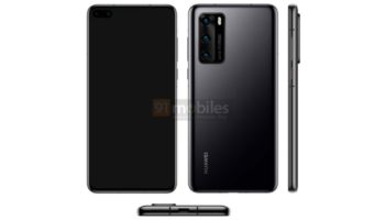 Huawei P40 render 91mobiles 1340
