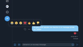 Twitter DM reactions 0
