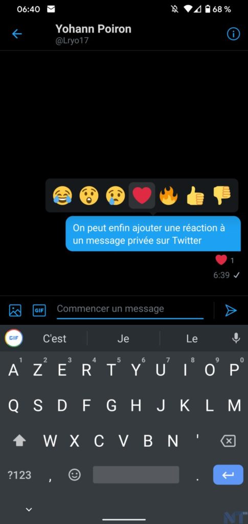 Twitter DM reactions 1
