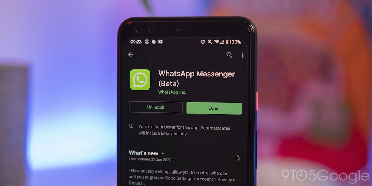 WhatsApp dark mode