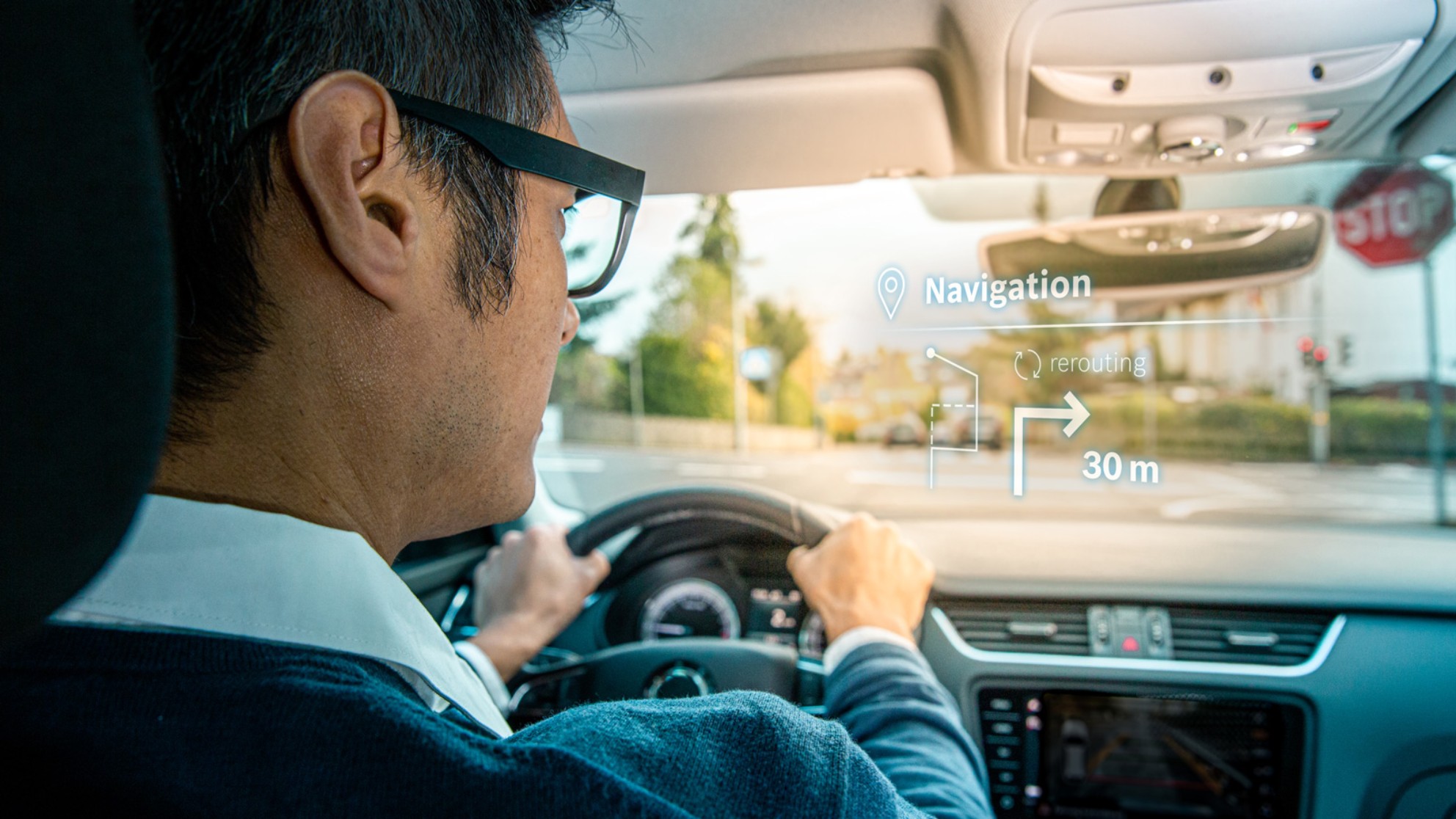 Bosch dévoile un système pour rendre les lunettes connectées transparentes