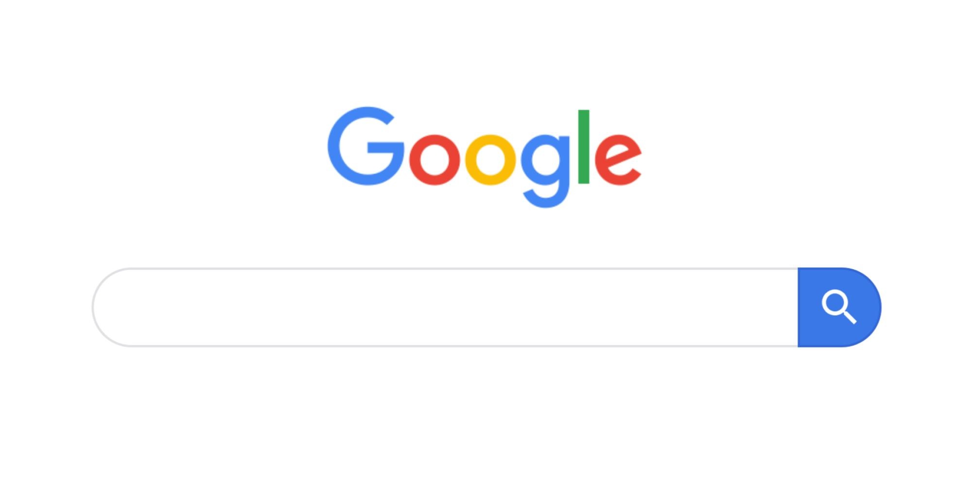 google search material theme mobile