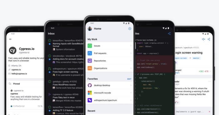 GitHub pour Android apporte la collaboration de code sur votre mobile
