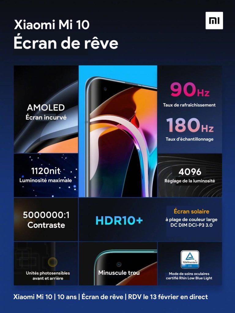 Le Xiaomi Mi 10 sera doté d'un écran à 90 Hz, et d'un support de charge rapide de 50 W 43 EQkQBSgXUAAjtdq