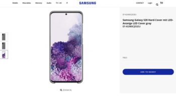 Samsung Galaxy S20 Website Leak