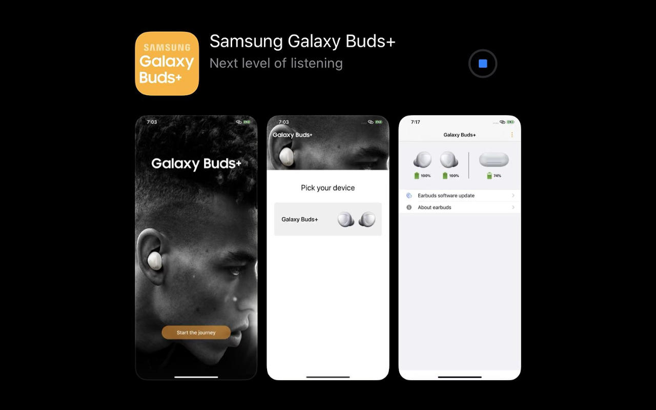 galaxy buds plus iphone