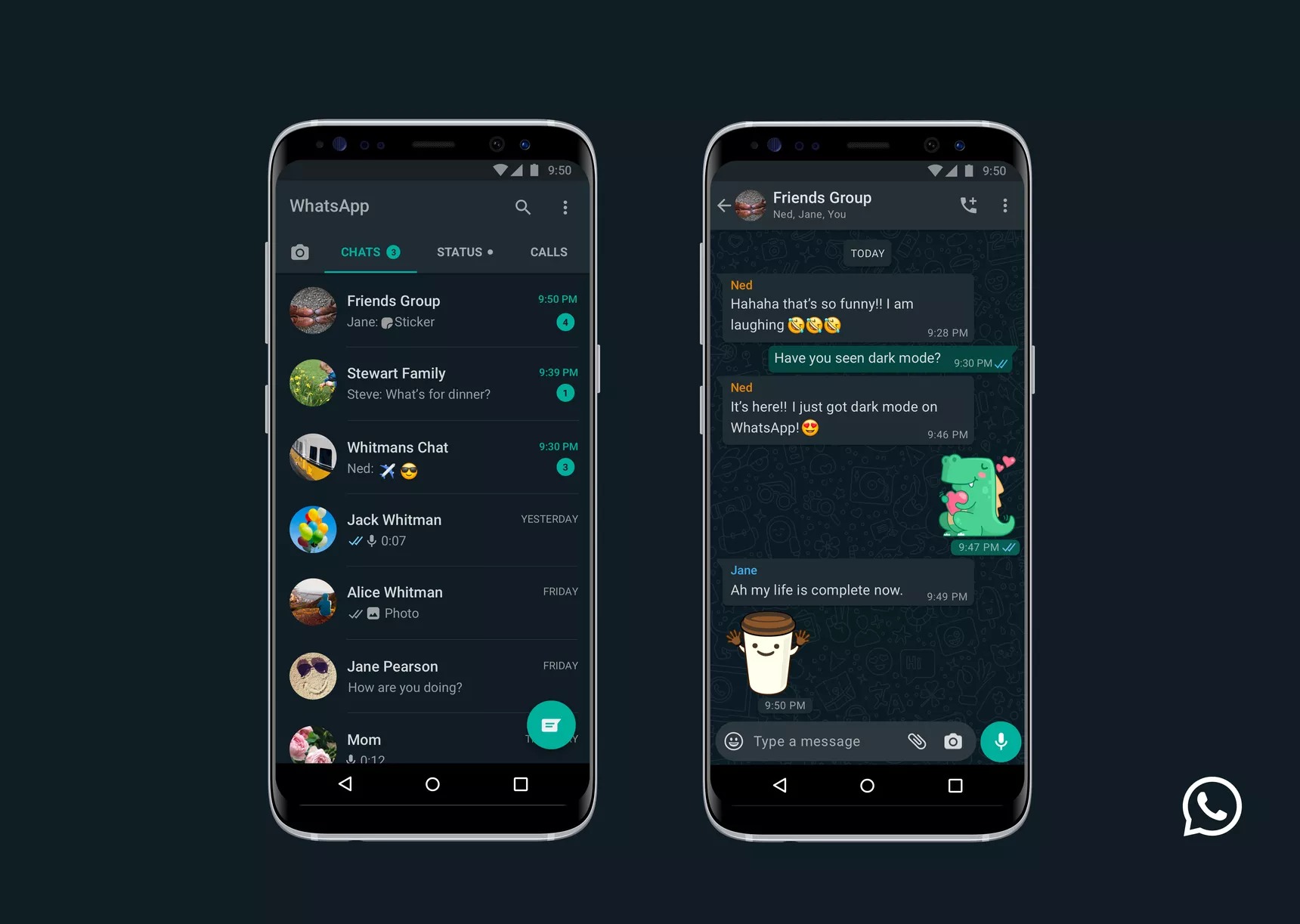 Le mode sombre de WhatsApp est enfin là pour tout le monde 49 English DarkMode Android