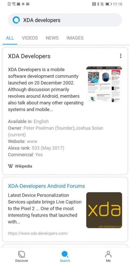 Huawei Search est la prochaine étape de l'indépendance vis-à-vis de Google 35 Huawei Search Light Theme 3