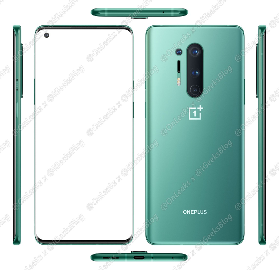 OnePlus 8 Official Press Render