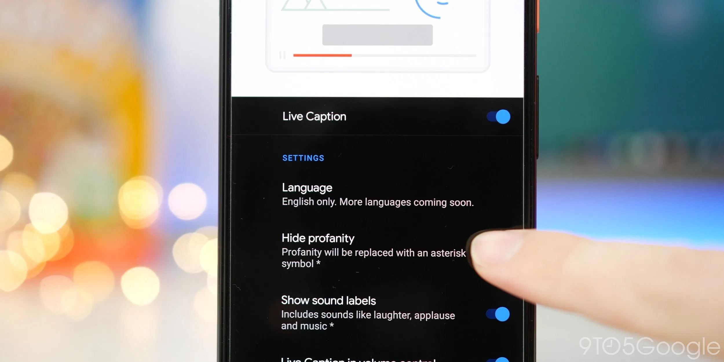Live captions Pixel 4 tips