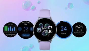 galaxy watch hand wash