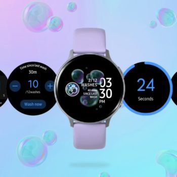 galaxy watch hand wash