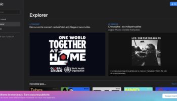 lecteur web apple music sort beta
