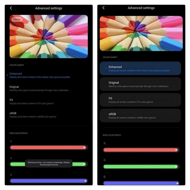 Est-ce les premières captures de la surcouche MIUI 12 de Xiaomi ? 53 miui 12 advanced settings