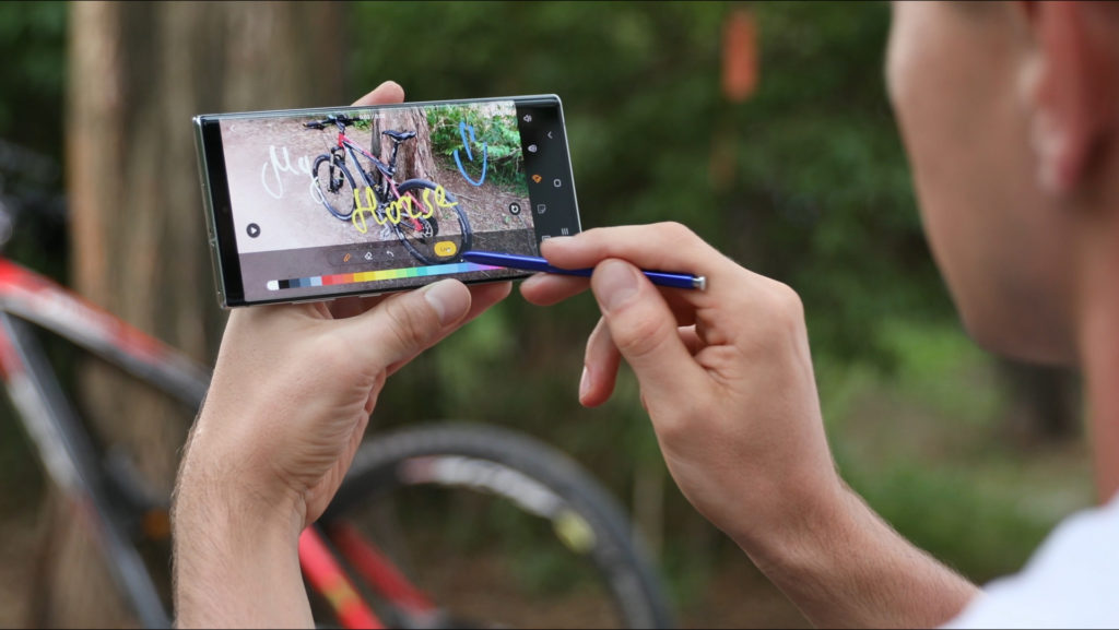 016 galaxy note10 video live text