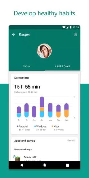 Microsoft Family Safety app 2