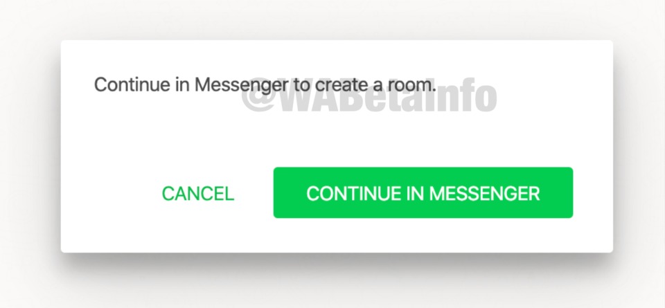 WhatsApp pourrait supporter les appels vidéo de 50 personnes avec Messenger Rooms 52 WAWEB CONTINUE MESSENGER ROOMS 9