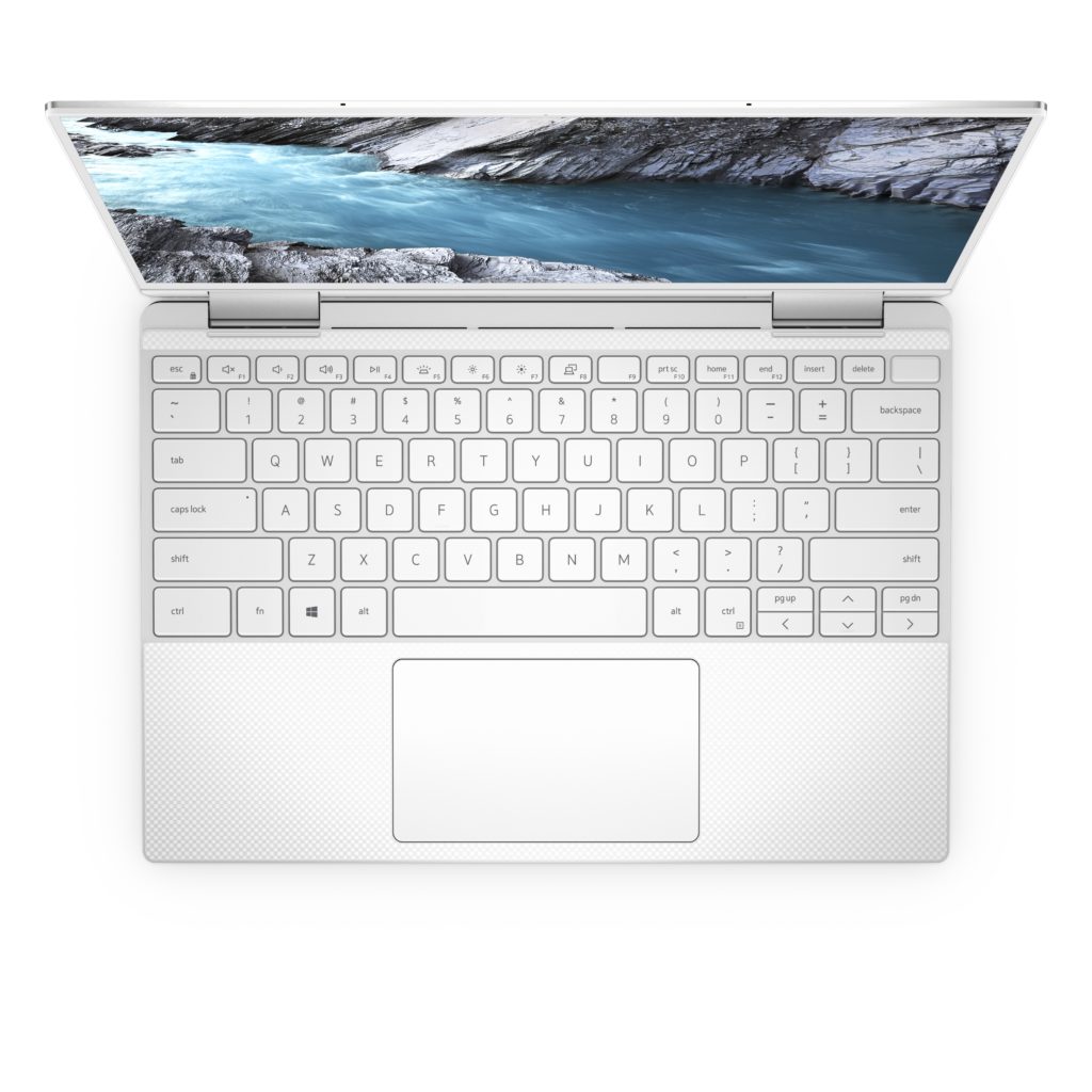 Dell annonce son nouveau XPS 13 qui intègre les processeurs Intel de 10e génération 49 XPS 13 2 in 1 overhead view open white
