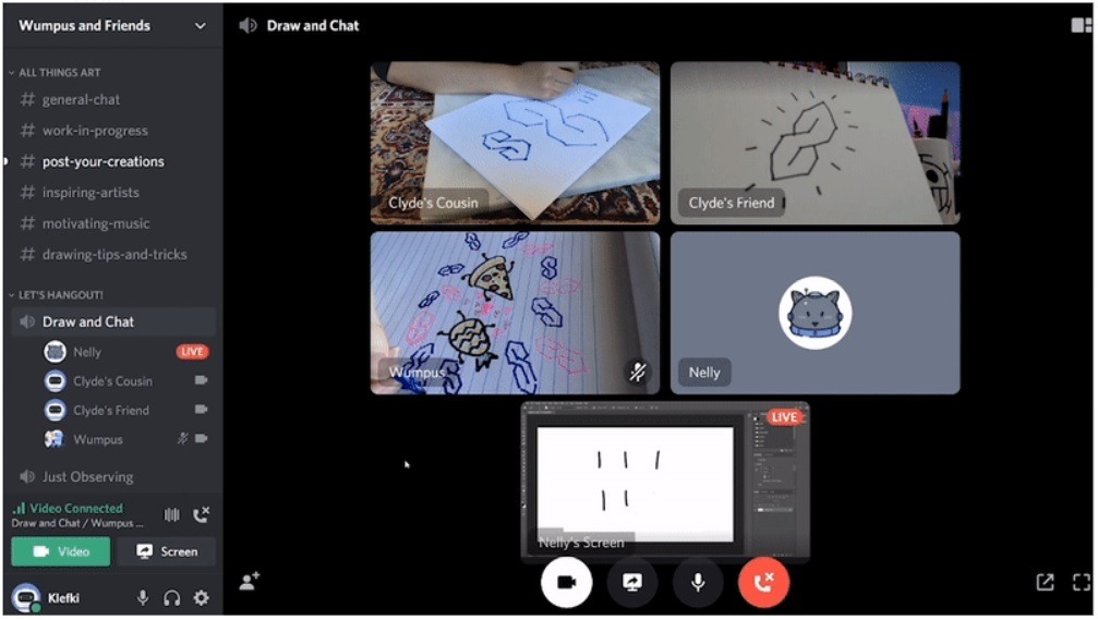 Discord ajoute une nouvelle fonctionnalité Server Video pour les appels vidéo
