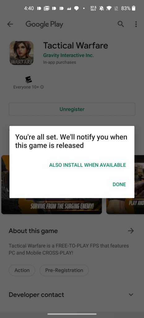 Le Google Play Store peut automatiquement installer des applications et des jeux préinscrits 53 play store pre register automatic install 1