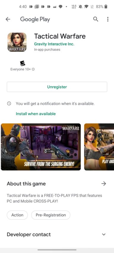 play store pre register automatic install 2