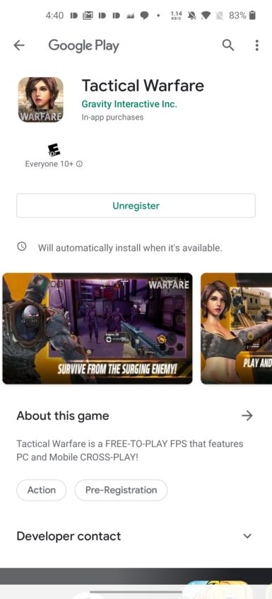 play store pre register automatic install 3