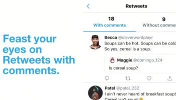 twitter retweet comments