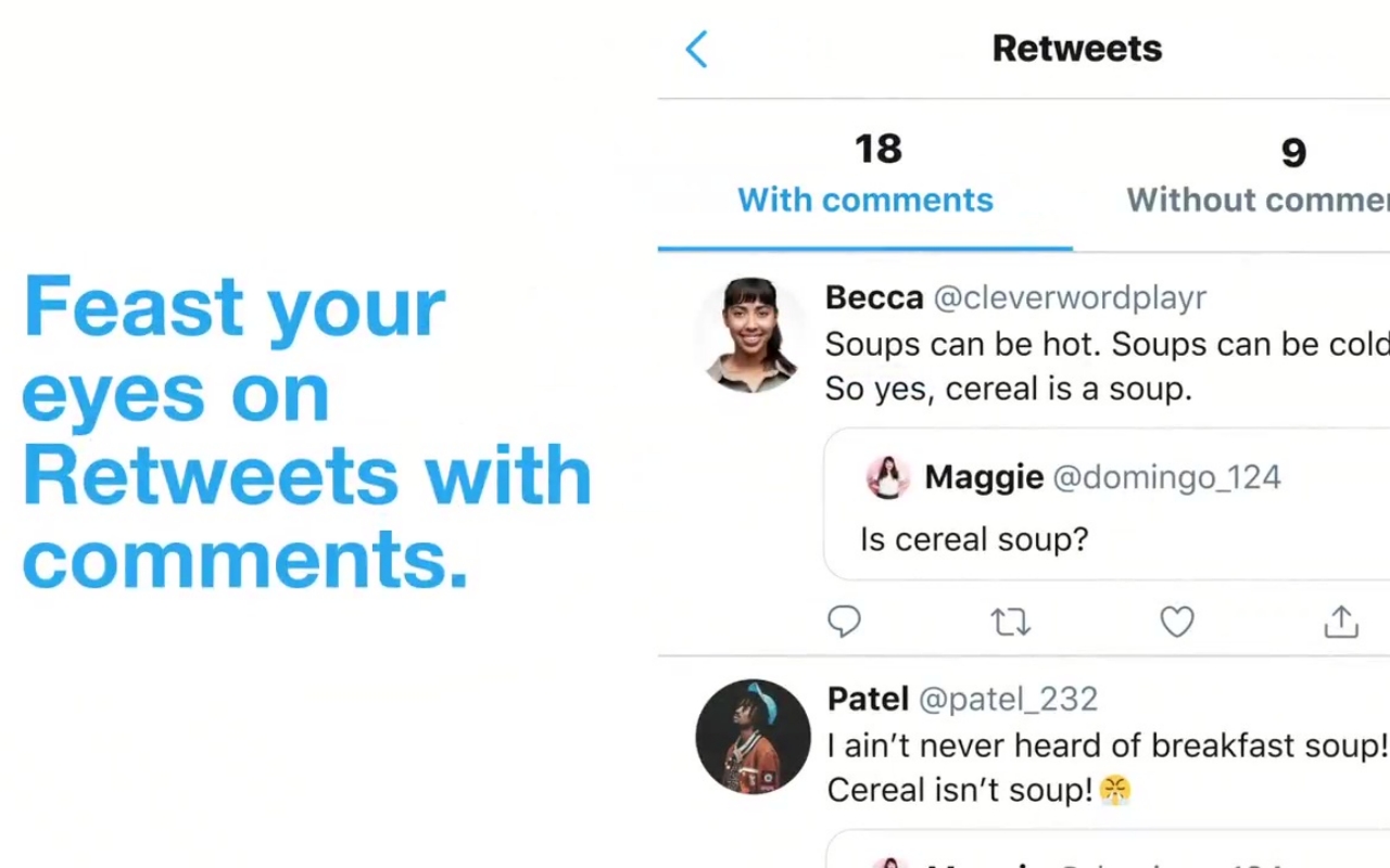 Twitter sur iOS sépare les retweets avec commentaires et ceux sans 49 twitter retweet comments