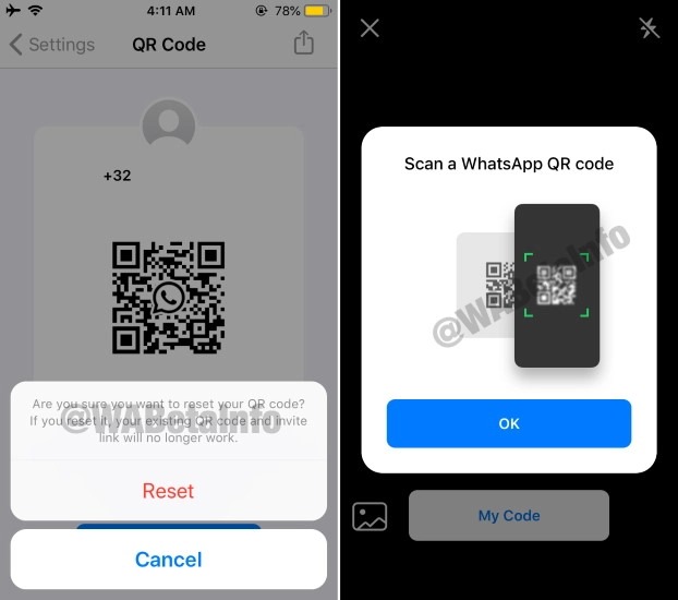 whatsapp qr code scan add friend