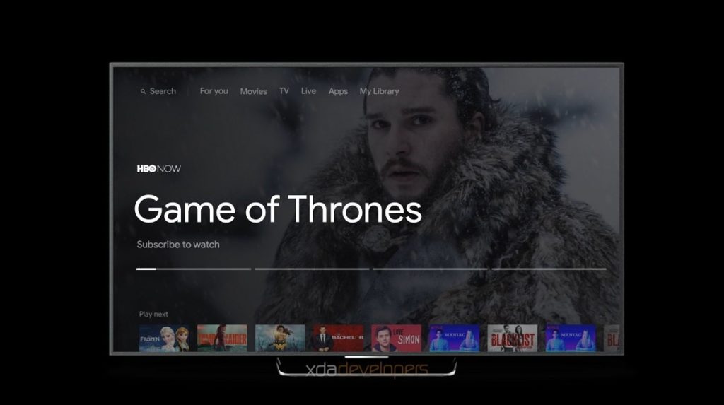 Le prochain dongle Android TV de Google a fait l'objet d'une fuite 42 Android TV New UI Watermarked 1