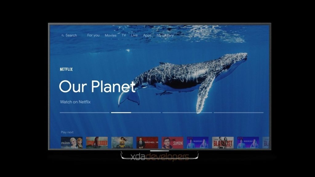 Le prochain dongle Android TV de Google a fait l'objet d'une fuite 43 Android TV New UI Watermarked 2