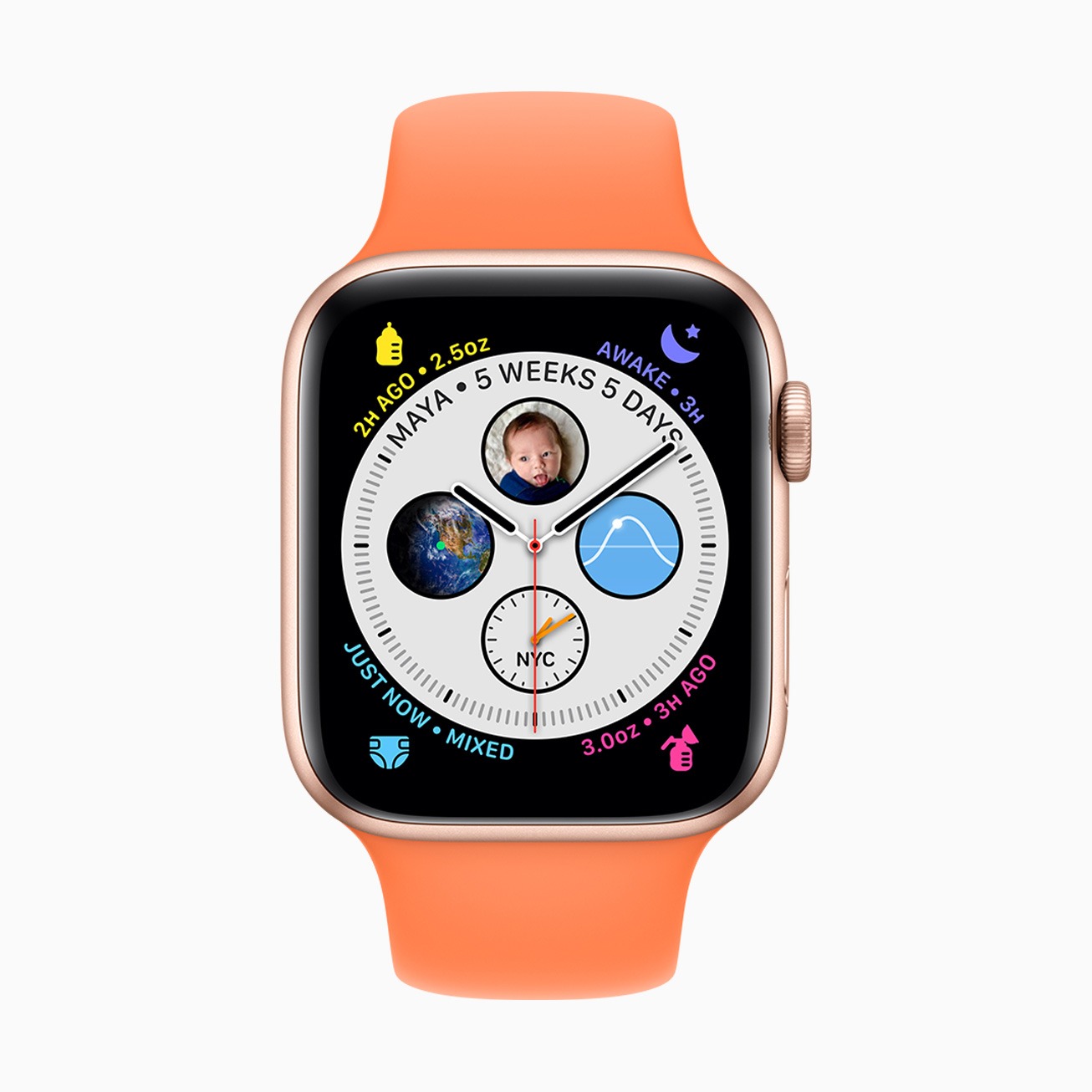Apple watch watchos7 glow baby s