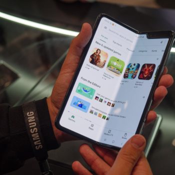 Samsung Galaxy Fold Lite with 11