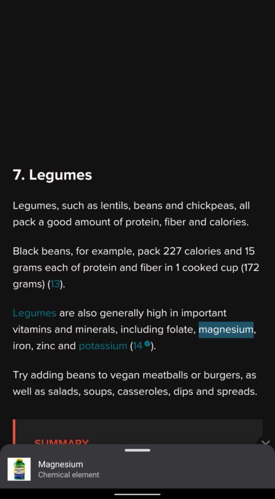 Chrome vous permet désormais de rechercher des mots d'une simple pression sur Android 44 Screenshot 20200623 191118 1